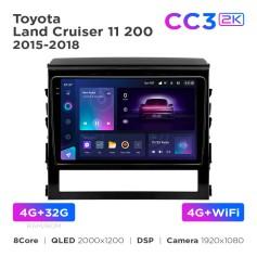 Radio samochodowe Teyes CC3 2k 4+32 Gb Toyota Land Cruiser 11 200 2015-2020 9"