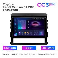 Radio samochodowe Teyes CC3 2k 6+128 Gb 360° Toyota Land Cruiser 11 200 2015-2020 9