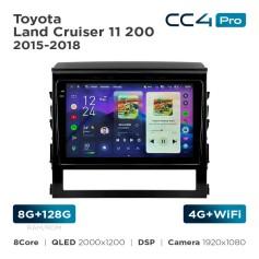 Radio samochodowe Teyes CC4 Pro 2k 8+128 Gb Toyota Land Cruiser 11 200 2015-2020 9"