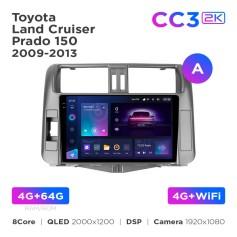 Radio samochodowe Teyes CC3 2k 4+64 Gb Toyota Land Cruiser Prado 150 2009-2013 (A) 9