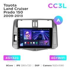 Radio samochodowe do Toyota Land Cruiser Prado 150 2009-2013 (A) Teyes CC3L 4+32 Gb 9"