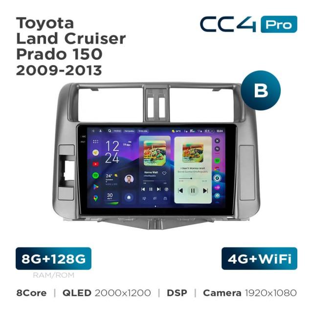 Radio samochodowe Teyes CC4 Pro 2k 8+128 Gb Toyota Land Cruiser Prado 150 2009-2013 (B) 9"