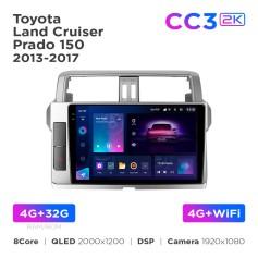 Radio samochodowe Teyes CC3 2k 4+32 Gb Toyota Land Cruiser Prado 150 2013-2017 10"