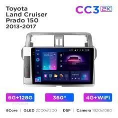 Radio samochodowe Teyes CC3 2k 6+128 Gb 360° Toyota Land Cruiser Prado 150 2013-2017 10