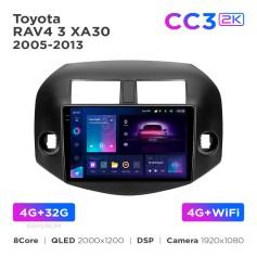 Radio samochodowe Teyes CC3 2k 4+32 Gb Toyota RAV4 3 XA30 2005-2013 (F2) 10"
