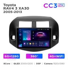 Radio samochodowe Teyes CC3 2k 6+128 Gb 360° Toyota RAV4 3 XA30 2005-2013 (F2) 10