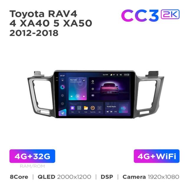 Radio samochodowe Teyes CC3 2k 4+32 Gb Toyota RAV4 4 XA40 5 XA50 2012-2018 10