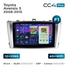 Radio samochodowe Teyes CC4 Pro 2k 12+256 Gb Toyota Avensis 3 2008-2015 (F1) 9"