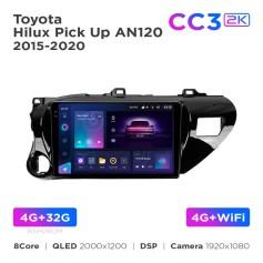 Radio samochodowe Teyes CC3 2k 4+32 Gb Toyota Hilux Pick Up AN120 2015-2020 10