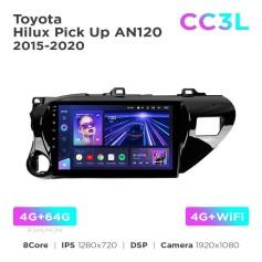 Radio samochodowe Teyes CC3L 4+64 Gb Toyota Hilux Pick Up AN120 2015-2020 10"