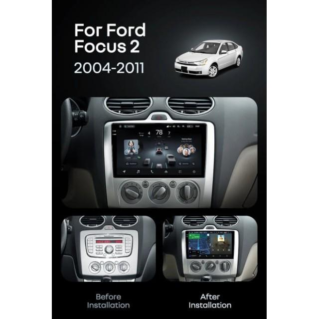 Radio samochodowe Teyes CC4 Pro 2k 8+128 Gb Ford Focus 2 Mk2 2004-2011 (F1) 9"