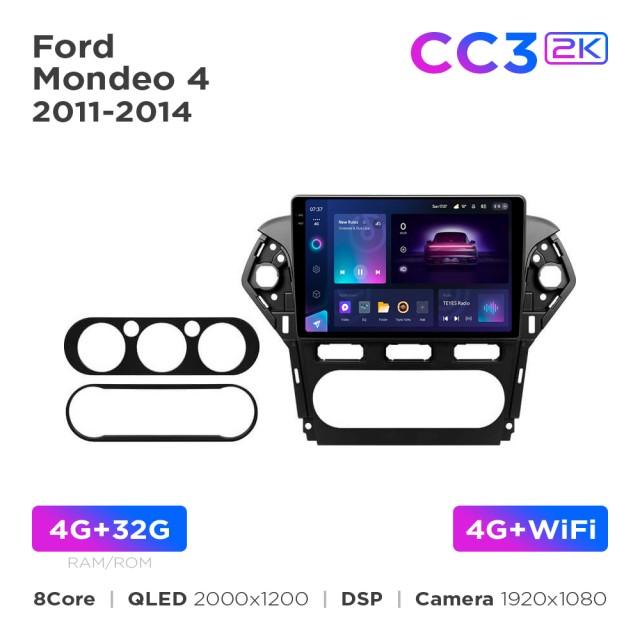 Radio samochodowe Teyes CC3 2k 4+32 Gb Ford Mondeo 4 2011-2014 10"