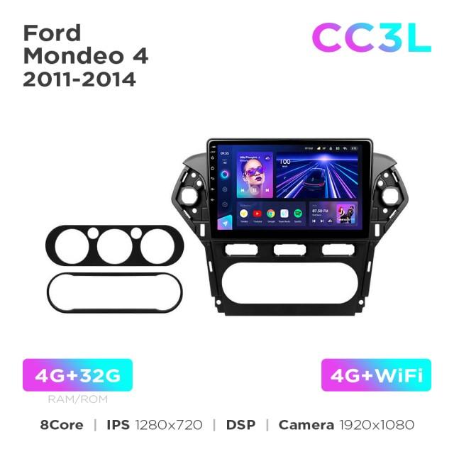 Radio samochodowe do Ford Mondeo 4 2011-2014 Teyes CC3L 4+32 Gb 10"