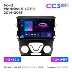 Radio samochodowe Teyes CC3 2k 4+32 Gb Ford Mondeo 5 (ZYJ) 2014-2019 9"
