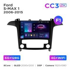 Radio samochodowe Teyes CC3 2k 6+128 Gb Ford S-MAX 1 2006-2015 (F1) 9"