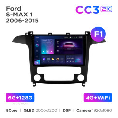 Radio samochodowe Teyes CC3 2k 6+128 Gb Ford S-MAX 1 2006-2015 (F1) 9"