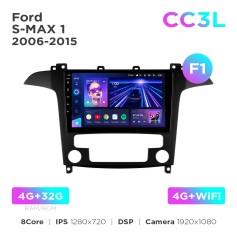 Radio samochodowe do Ford S-MAX 1 2006-2015 (F1) Teyes CC3L 4+32 Gb 9"