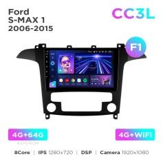 Radio samochodowe Teyes CC3L 4+64 Gb Ford S-MAX 1 2006-2015 (F1) 9"