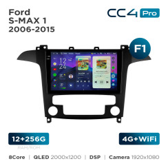 Radio samochodowe Teyes CC4 Pro 2k 12+256 Gb Ford S-MAX 1 2006-2015 (F1) 9"