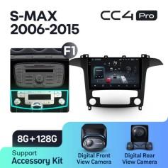 Radio samochodowe Teyes CC4 Pro 2k 8+128 Gb Ford S-MAX 1 2006-2015 (F1) 9"