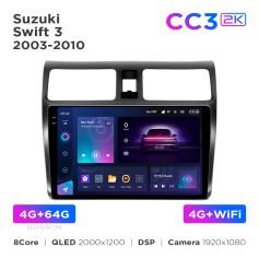 Radio samochodowe Teyes CC3 2k 4+64 Gb Suzuki Swift 3 2003-2010 10