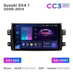 Radio samochodowe Teyes CC3 2k 4+32 Gb Suzuki SX4 1 2006-2014 9"