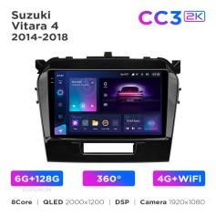 Radio samochodowe Teyes CC3 2k 6+128 Gb 360° Suzuki Vitara 4 2014-2018 9"