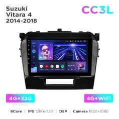 Radio samochodowe do Suzuki Vitara 4 2014-2018 Teyes CC3L 4+32 Gb 9"