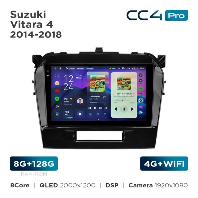 Radio samochodowe Teyes CC4 Pro 2k 8+128 Gb Suzuki Vitara 4 2014-2018 9"