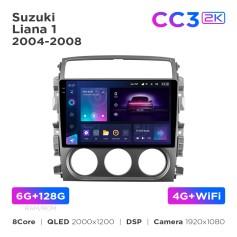 Radio samochodowe Teyes CC3 2k 6+128 Gb Suzuki Liana 1 2004-2008 9