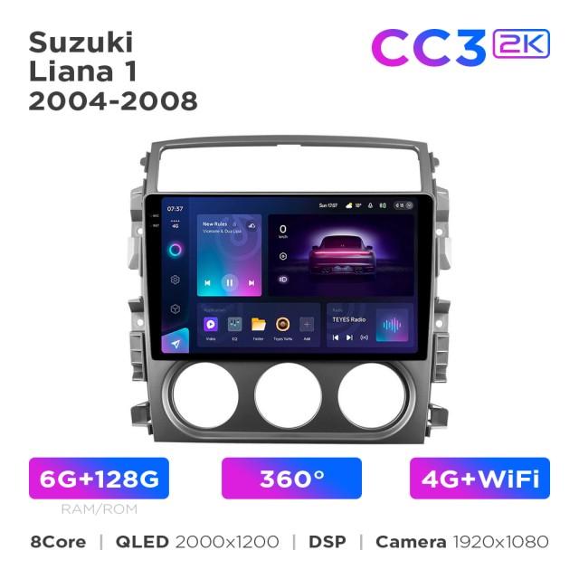 Radio samochodowe Teyes CC3 2k 6+128 Gb 360° Suzuki Liana 1 2004-2008 9