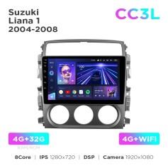 Radio samochodowe do Suzuki Liana 1 2004-2008 Teyes CC3L 4+32 Gb 9"