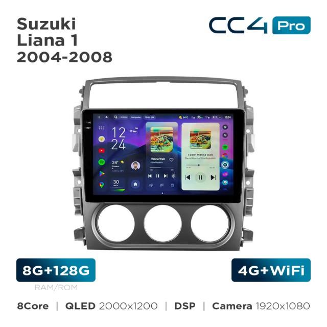 Radio samochodowe Teyes CC4 Pro 2k 8+128 Gb Suzuki Liana 1 2004-2008 9"