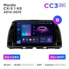 Radio samochodowe Teyes CC3 2k 6+128 Gb Mazda CX-5 1 KE 2012-2015 (B) 9"