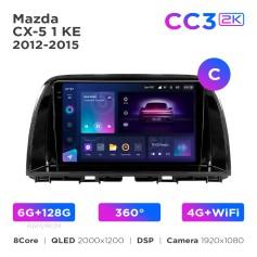 Radio samochodowe Teyes CC3 2k 6+128 Gb 360° Mazda CX-5 1 KE 2012-2015 (C) 9