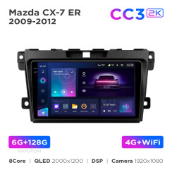 Radio samochodowe Teyes CC3 2k 6+128 Gb Mazda CX-7 ER 2009-2012 9"
