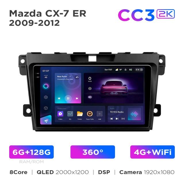 Radio samochodowe Teyes CC3 2k 6+128 Gb 360° Mazda CX-7 ER 2009-2012 9