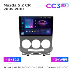 Radio samochodowe Teyes CC3 2k 4+32 Gb Mazda 5 2 CR 2005-2010 9"