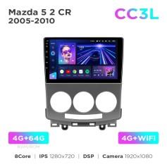 Radio samochodowe Teyes CC3L 4+64 Gb Mazda 5 2 CR 2005-2010 9"