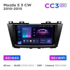 Radio samochodowe Teyes CC3 2k 4+64 Gb Mazda 5 3 CW 2010-2015 9"
