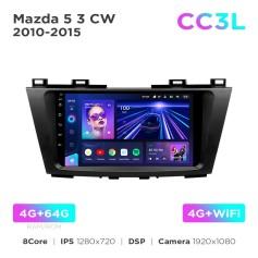 Radio samochodowe Teyes CC3L 4+64 Gb Mazda 5 3 CW 2010-2015 9"