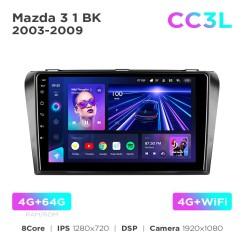 Radio samochodowe Teyes CC3L 4+64 Gb Mazda 3 1 BK 2003-2009 9"