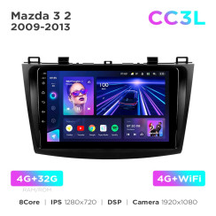 Radio samochodowe do Mazda 3 2 2009-2013 Teyes CC3L 4+32 Gb 9"