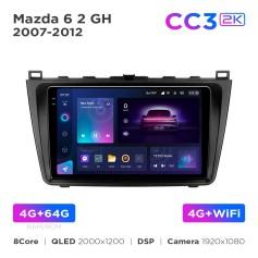 Radio samochodowe Teyes CC3 2k 4+64 Gb Mazda 6 2 GH 2007-2012 9"