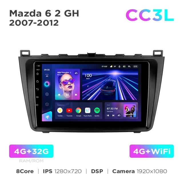 Radio samochodowe do Mazda 6 2 GH 2007-2012 Teyes CC3L 4+32 Gb 9"