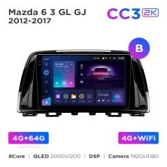 Radio samochodowe Teyes CC3 2k 4+64 Gb Mazda 6 / Atenza 3 GJ 2012-2015 (B) 9