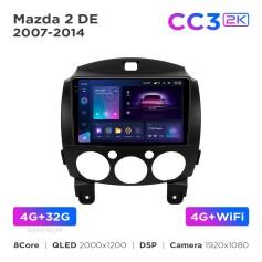 Radio samochodowe Teyes CC3 2k 4+32 Gb Mazda 2 DE 2007-2014 9"