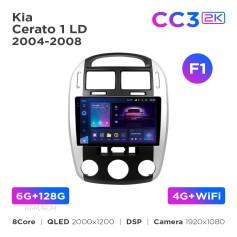 Radio samochodowe Teyes CC3 2k 6+128 Gb Kia Cerato 1 LD 2004-2008 (F1) 9