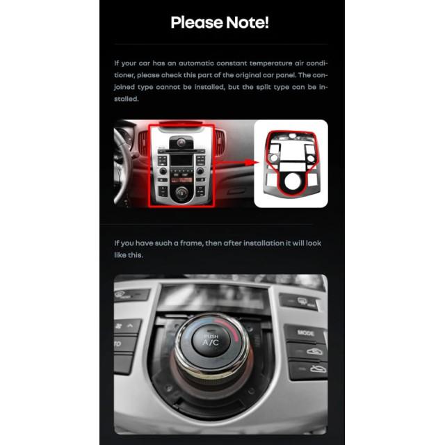 Radio samochodowe Teyes CC4 Pro 2k 8+128 Gb Kia Cerato 2 TD 2008-2013 (F2) 9"