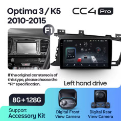 Radio samochodowe Teyes CC4 Pro 2k 8+128 Gb Kia Optima 3 K5 TF 2010-2015 (F1) 9"